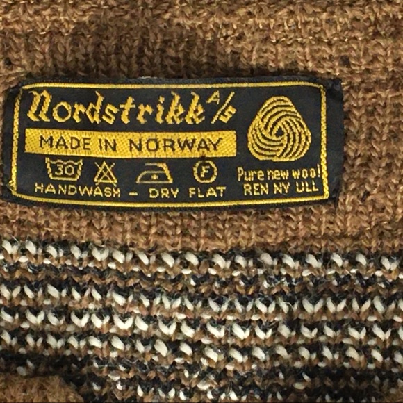 Vintage NORDSTRIKK Norwegian Wool Sweater cardi - Picture 12 of 16